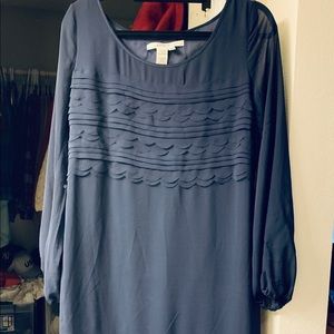 Max studio blue dress, size medium